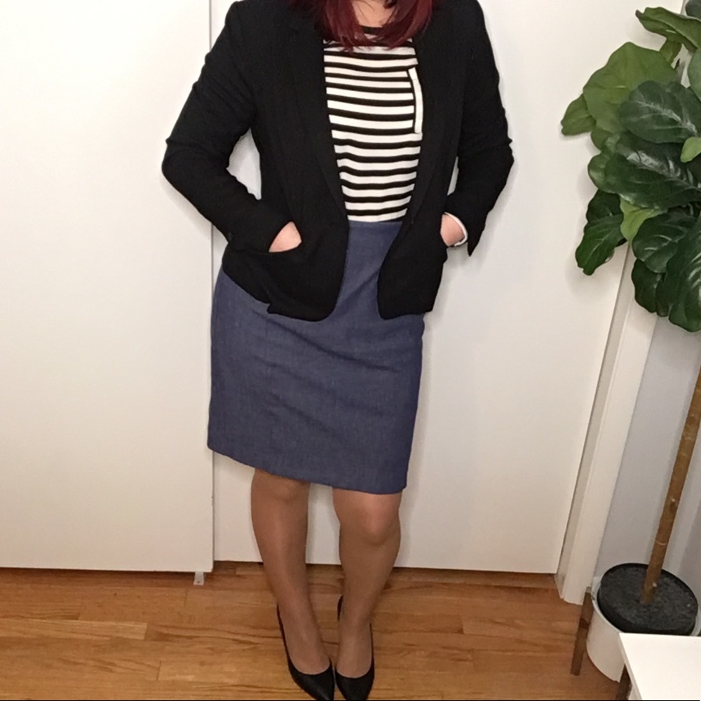 Ann Taylor Loft Striped Blouse